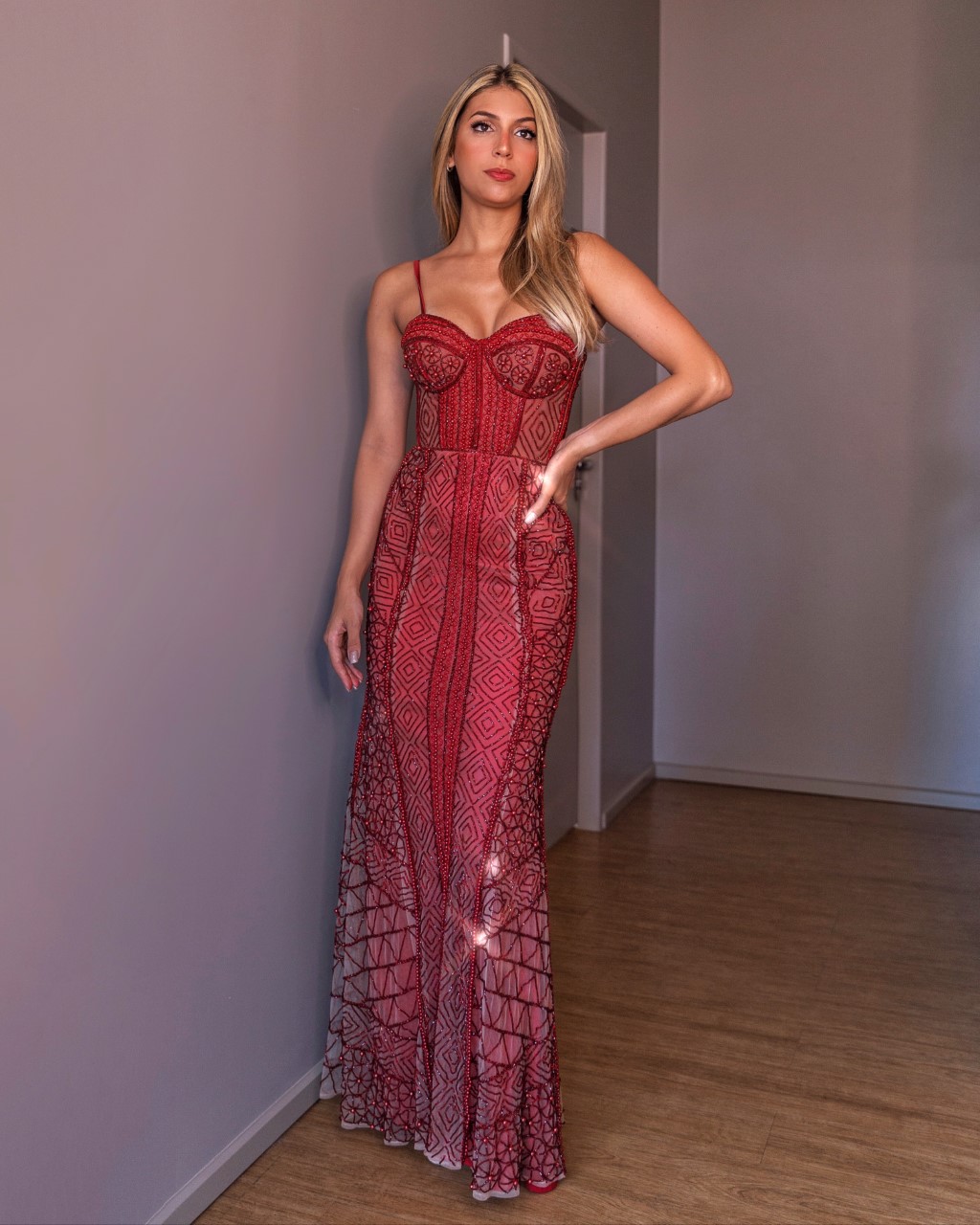 Vestido de formatura sales bordo